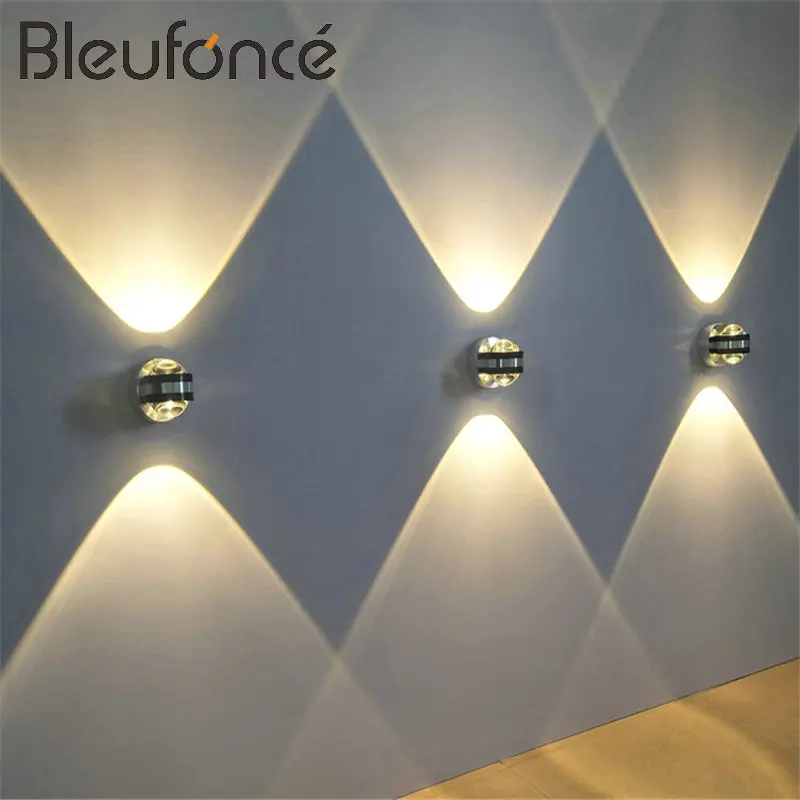 Billige 6W LED Aluminium Wand Licht LED Innen Beleuchtung Leuchte Wand Lampe Für Nacht Wohnzimmer Schlafzimmer Wand Lampen BL6003
