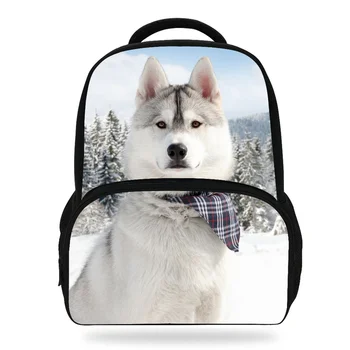 

Fashion 16 Inch Cute Animal Backpack For Kids Dog Print Bag For Children Girls Boys Shool Book Bag