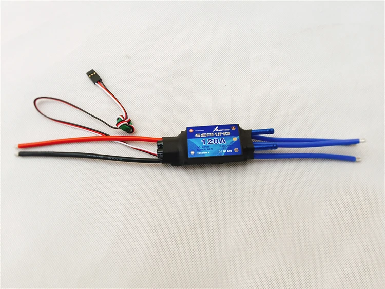 

1pc Hobbywing Seaking Series 120A Large Current ESC V2 RC Boat Brushless Electrical Speed Controllers For DIY Model Ship
