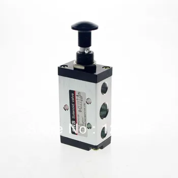 

5 Port 2 Position 3/8" BSPT Hand Operated Air Valve Hand Return Manual Control 4R310-10