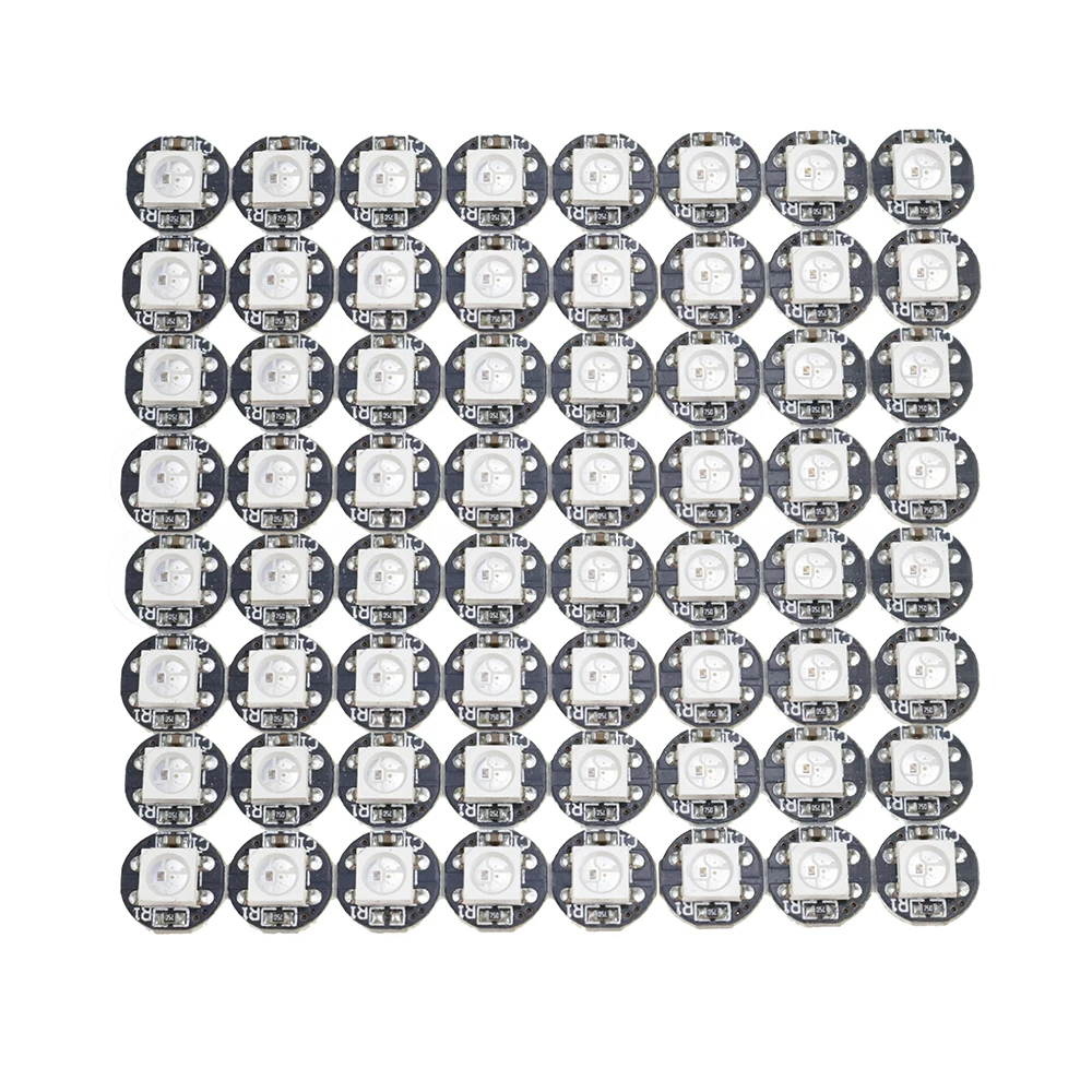Светодиодный чип SMD WS2812B WS2812 5 В теплоотвод 9 6*96 мм 10 1000 шт. 4 контактный разъем для