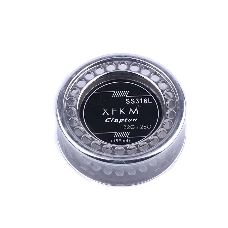 5 м/рулон XFKM SS316L нагревательная проволока Clapton для RDA RBA перестраиваемая DIY катушка