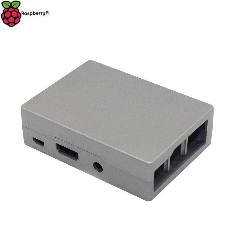 Nuevo  Nueva Raspberry Pi 3 caja de aluminio carcasa plateada de Metal carcasa Compatible con RPI 3 de frambuesa Pi 2 Modelo B, modelo B + envío gratis x1LL8Y8J