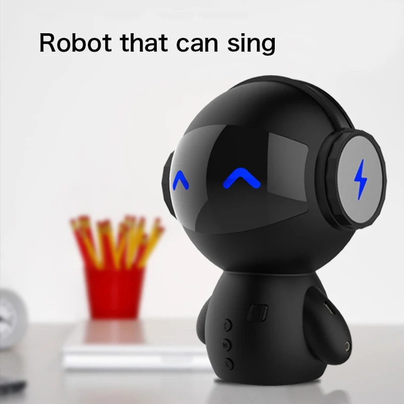 Новое поступление Bluetooth динамик мини беспроводной робот громкий TF USB Сабвуфер s Mp3