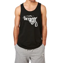 Loo show Детройт курительный пистолет Графический тренировочный Танк топ для мужчин