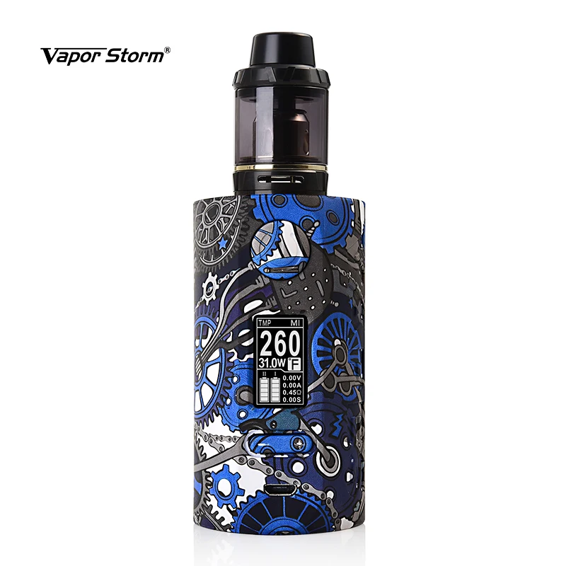 Электронная сигарета Vapor Storm 200 Вт vape Box Mod kit emperature Control Hwak vaporizer Tank vaper e cigs RDA RBA