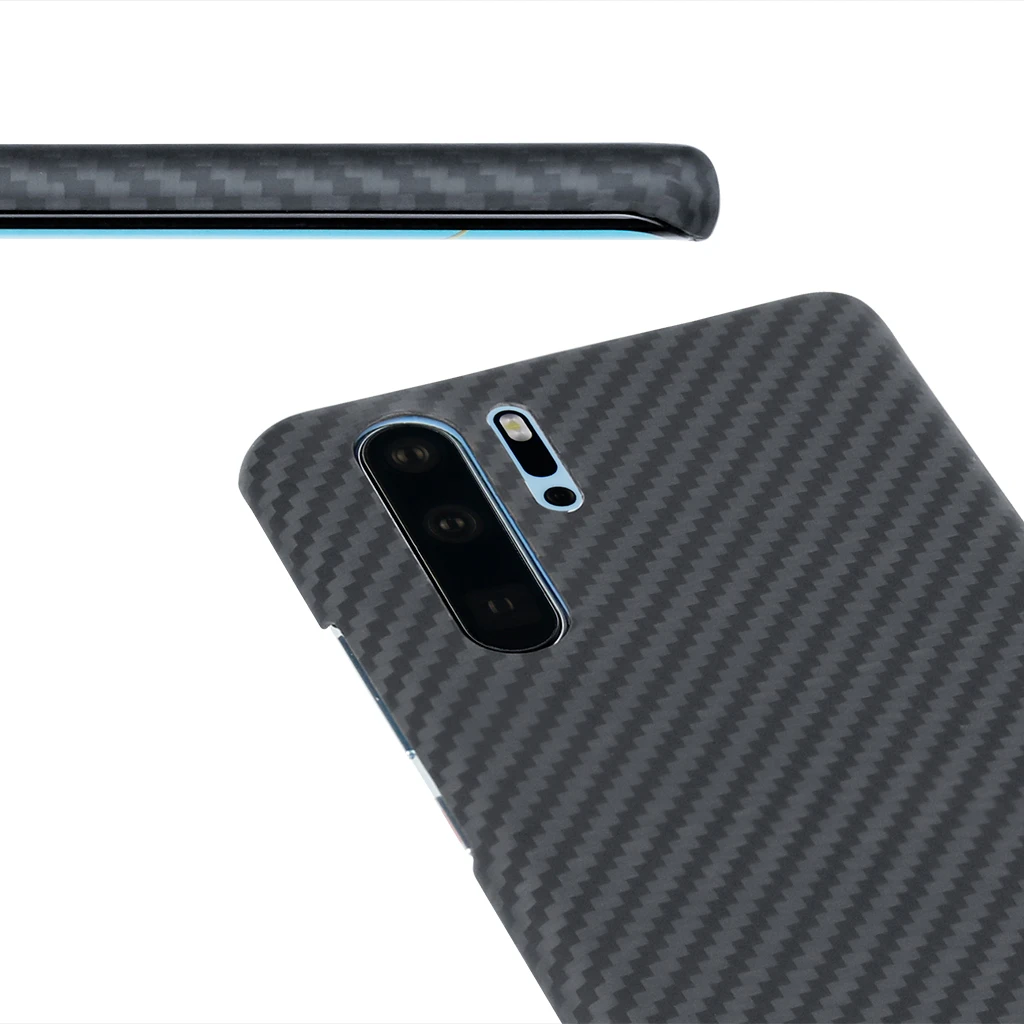 MONOCARBON арамидного волокна чехол для huawei P30 P30Pro с 4 с цельными краями Тонкий углеродного волокна защитные чехлы пуленепробиваемый Материал