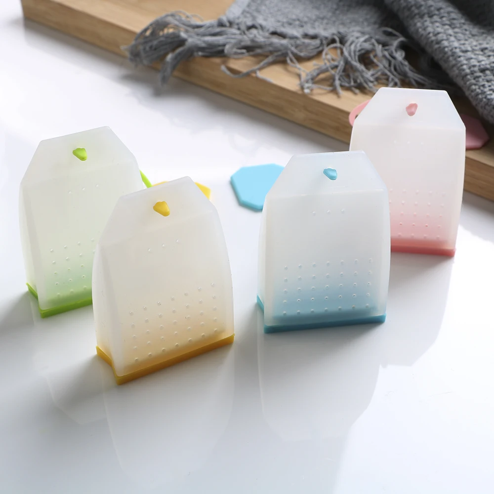 NICEYARD Tea Strainers Tea Infuser Herbal Tea Infusers Food-grade Silicone Tea Bag High Temperature Resistance Random Color