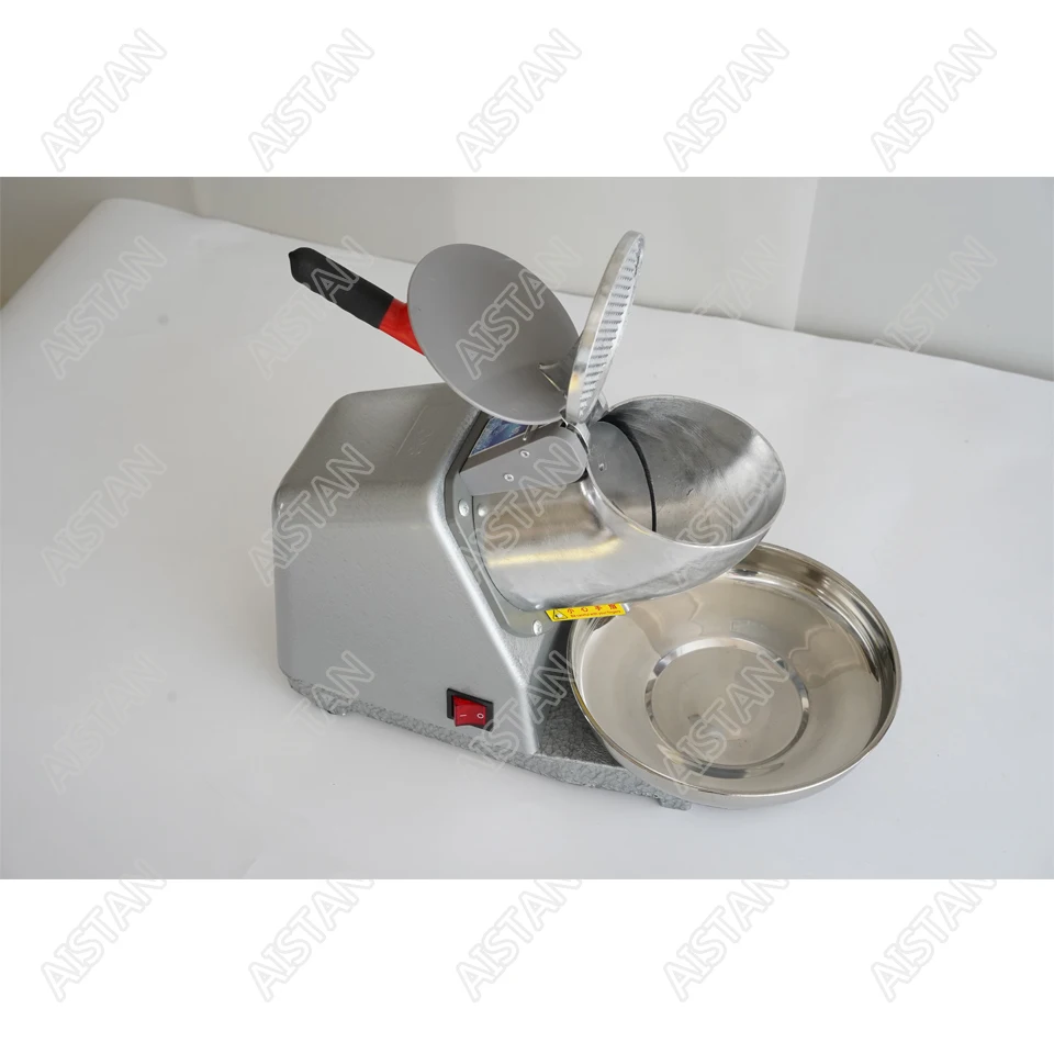 HD109 Electric Ice Crusher Smoothie Shaver Slush Ice Block Breaking grinder Machine 65KG/H 220-240V Silver