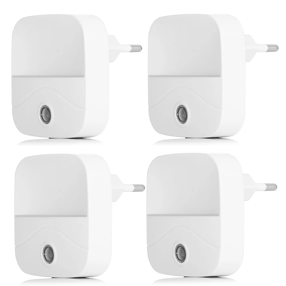 4PCS Energy Saving Light Control Induction Night Light AC 220 240V LED