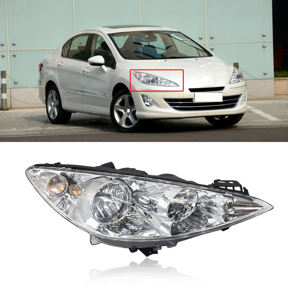 

CAPQX For Peugeot 408 2008 2009 2010 2011 2012 2013 Front Bumper Headlight Headlamp Driving Light Day Lamp Head Light Assembly