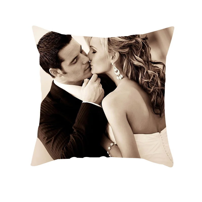 Fuwatacchi Cushion Cover Print Customize Gift Throw Pillowcase Double Sided Optional Print Personal Photos for Pillow Covers