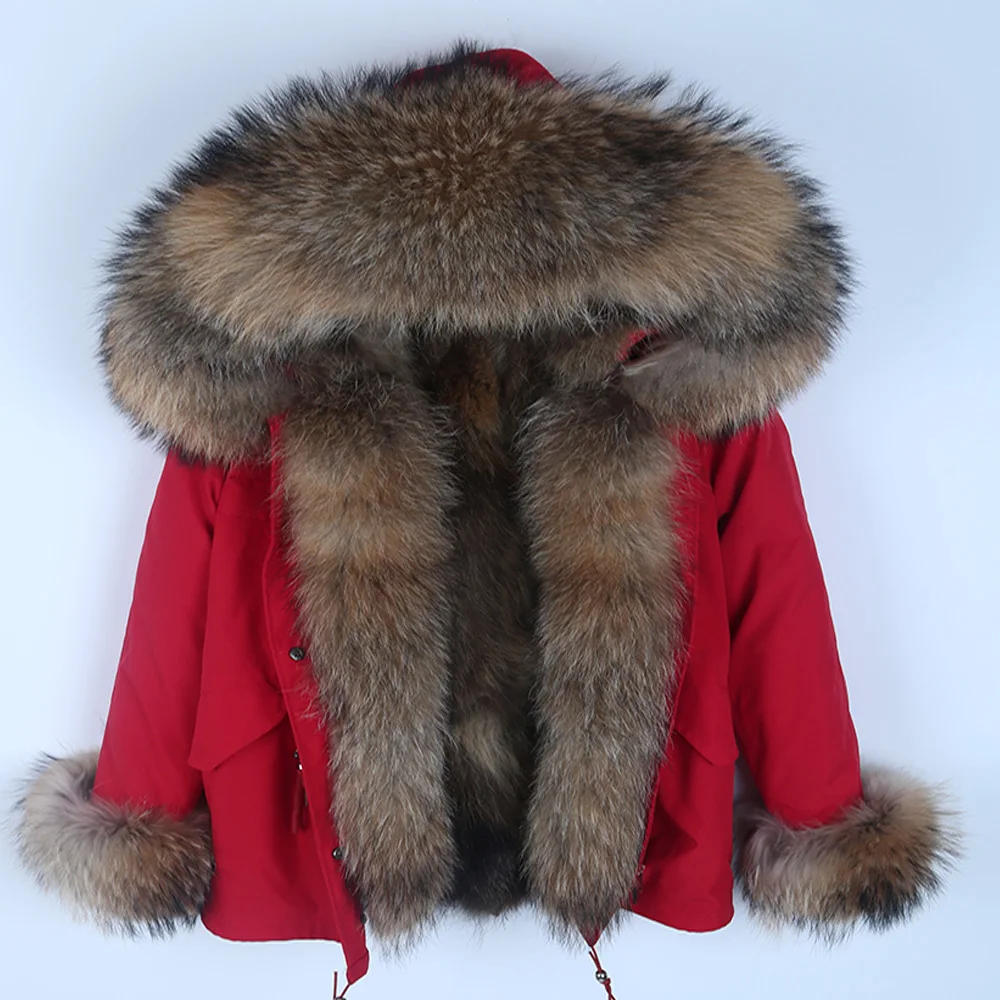Длинная парка зимняя куртка женская парка пальто из натурального меха енота капюшон из натурального Лисьего меха Роскошная уличная одежда