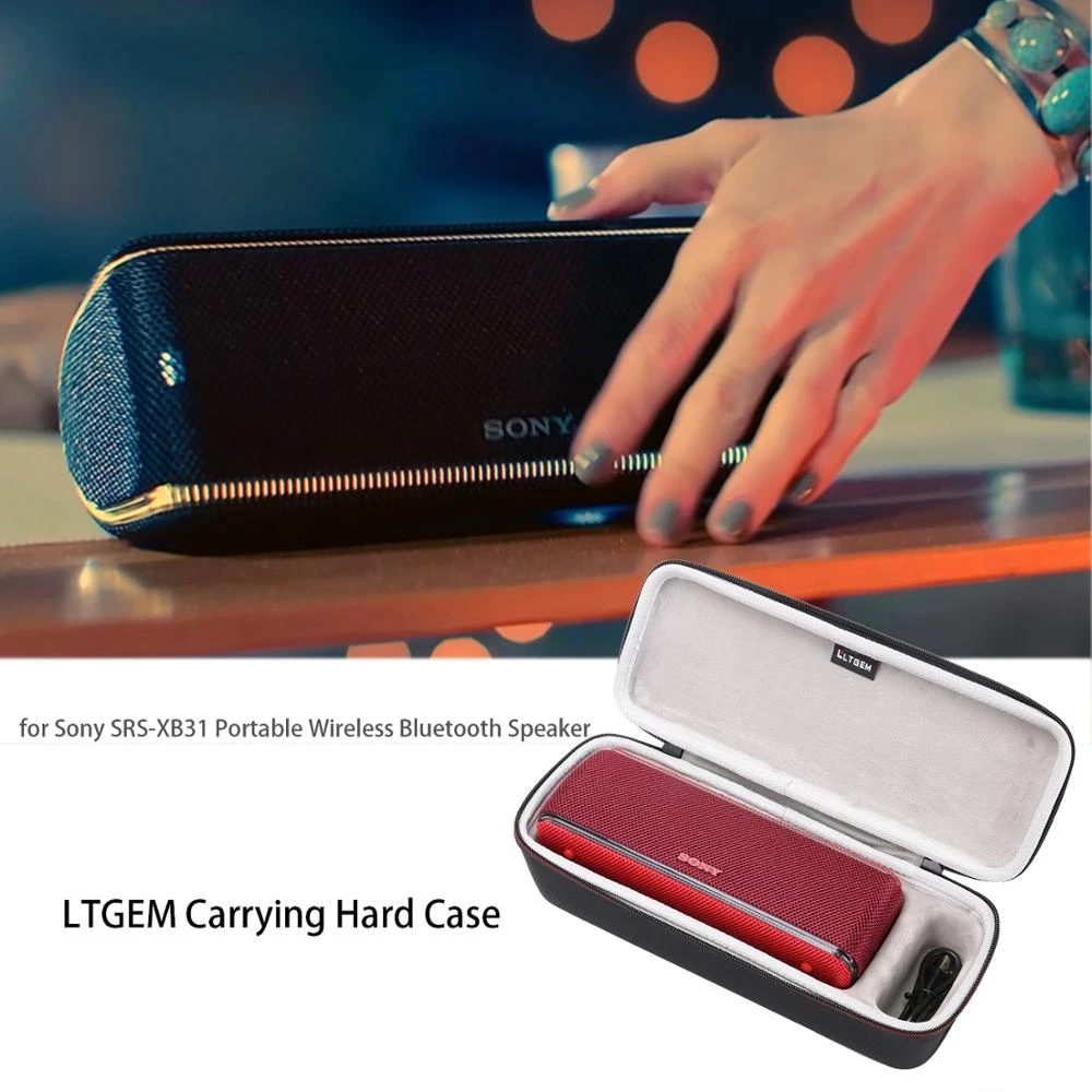 Ltgem Eva Hard Case Bag For Sony Srs Xb31 Portable Wireless Bluetooth Speaker Travel Protective Carrying Storage Bag Speaker Accessories Aliexpress