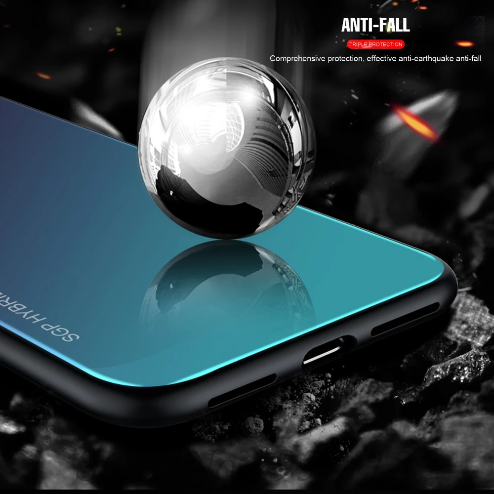 P20Pro-Gradient-Aurora-Colorful-Tempered-Glass-Case-For-Huawei-P20-P-20-Lite-Pro-Plus-Nova