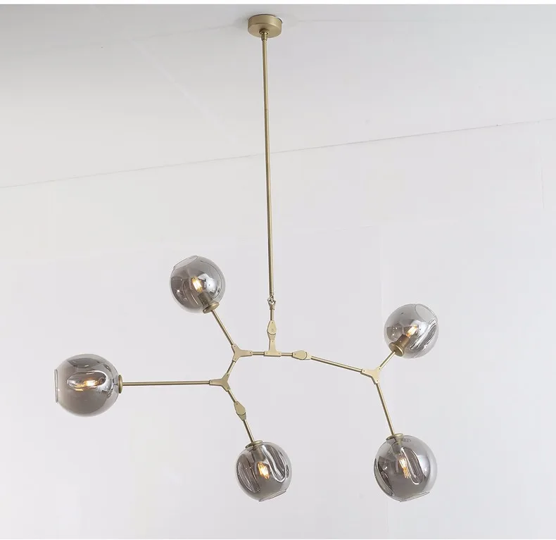 Industrial molecule hanging lamp Kitchen Bar Coffee Shop Dining room Tree Branch Chandeleir indoor home loft decor sputnik lamp