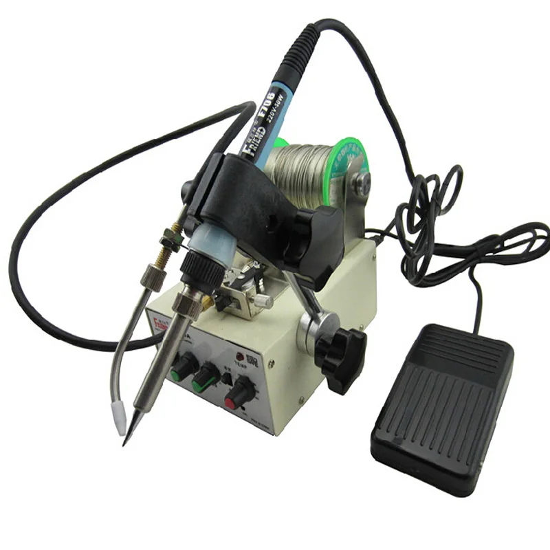 

1pcs Automatic tin feeding machine constant temperature soldering iron Teclast iron F3100 multi-function foot soldering machine