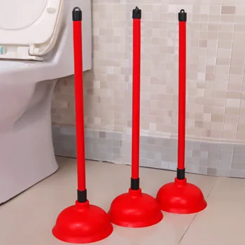 

New Fashion Arrival Long-handled Toilet Plungers Piston Type Dredging Device Household Toilet Sewer Pipe Blockage Dredge Tools