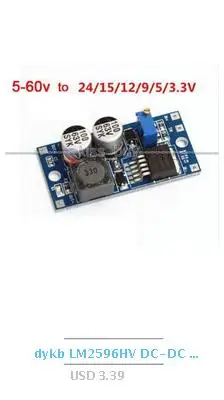 Dykb DC 5 V-9 V до 170V DC boost высокого Напряжение Питание модуль для газоразрядный индикатор светится часы трубка Magic Eye F QS30 в-14-12