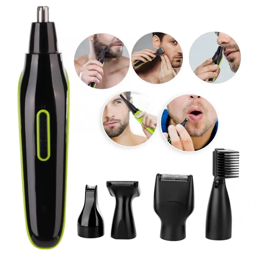 Многофункциональный 5 в 1 электробритва для удаления волос в носу триммер для бровей машинка для стрижки USB Мужская бритва триммер для волос в носу для мужчин