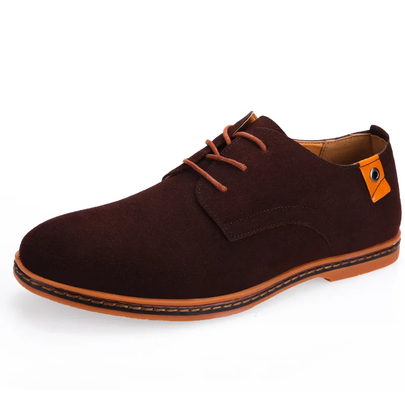 

2018 New Plus Size 38-48 Men Leather Shoes Velvet Sole Casual Pointed Toe Luxury Formal Business Shoes Office Dress Men Shoes