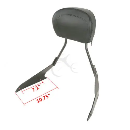 

Black Detachable Sissy Bar Backrest For Suzuki Boulevard M109R 2006-2017 08 09 M109R2 2008-2009 M109RZ Limited 2007-2008 2011