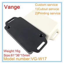 10 шт./лот, Электронный Настенный подвесной корпус из АБС-пластика, пластиковый материал, Корпус Корпуса 61*36*15 мм, датчик pcb