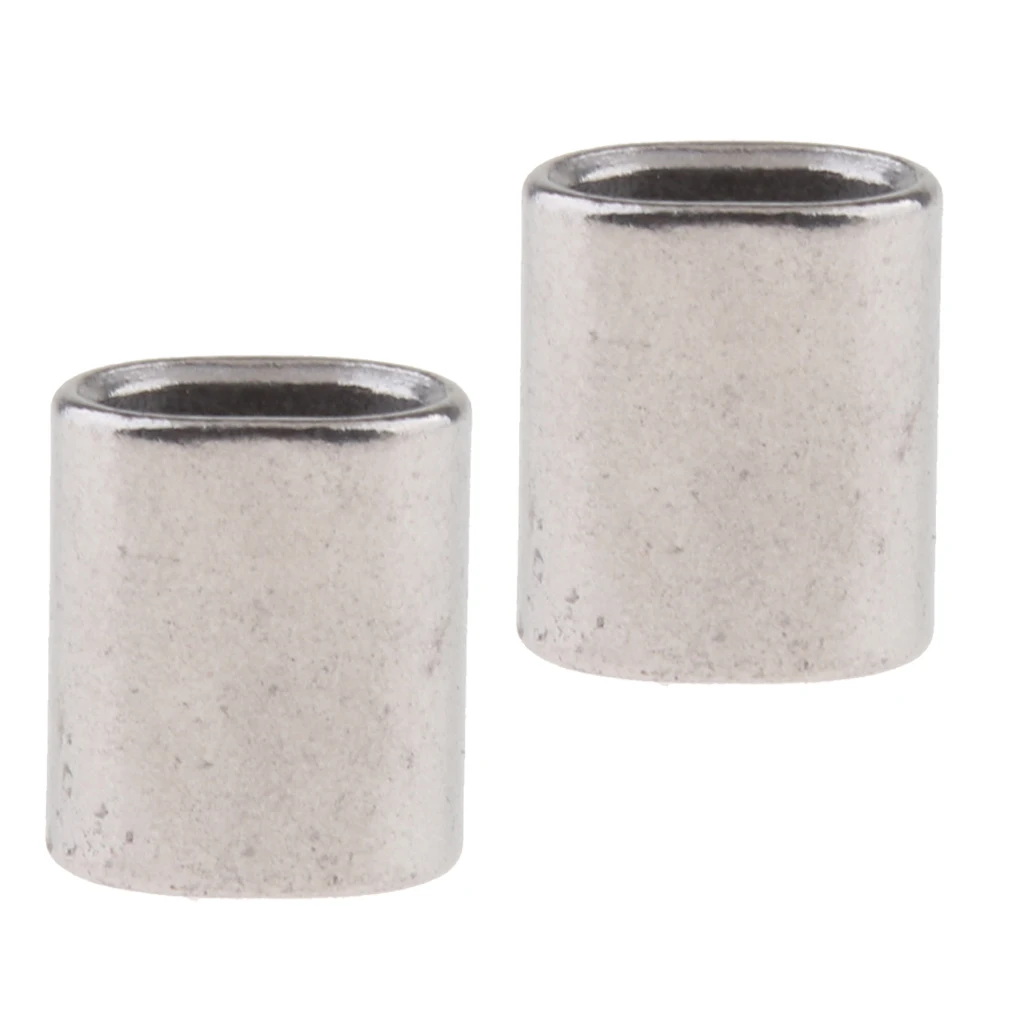 2 Packs Cable Crimps Wire Ferrules Rope 4.5mm Stainless Steel Cable Aircraft Cable Stainless Steel Loop Sleeve