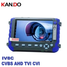 Профессиональный инструмент для тестирования CCTV IV8C 5 дюймов TFT lcd 5MP AHD TVI 4MP CVI CVBS CCTV камера тестер монитор Поддержка PTZ UTP