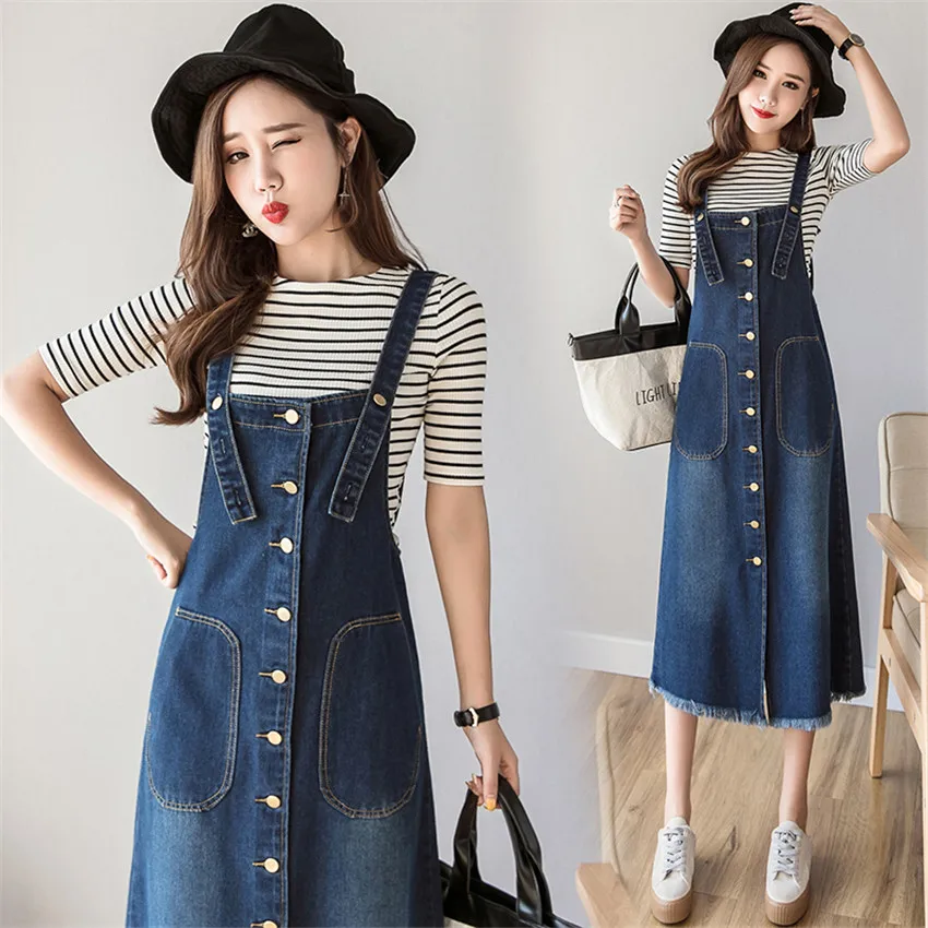 Summer Dress Women Sleeveless Spaghetti Strap Jeans Dress 2019 Plus Size Dresses For Women Long Suspender Sundress Robe Femme