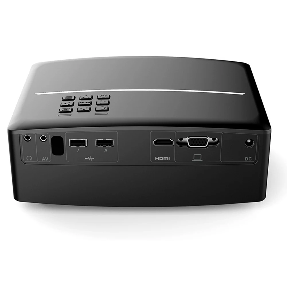 Projetor sem Fio Cinema em Casa wi fi Led Android 6.0 Bluetooth Hdmi Hj55 4 k hd 1080 p 3 4 k hd 1080 p wi fi