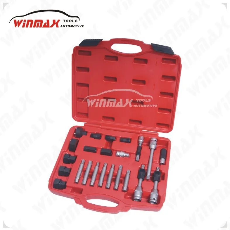 WINMAX 24 PCS ALTERNATOR PULLEY REPAIR TOOL KIT AUTOMOTIVE TOOLS