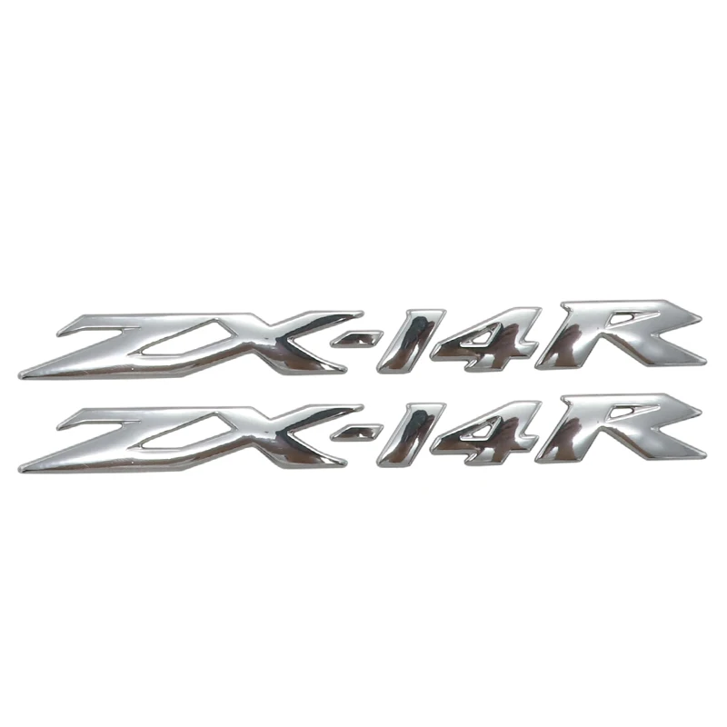 1 шт. хромированная наклейка для мотоцикла 3D 16x2 см эмблема Kawasaki ZX 14R ZX14 R все годы