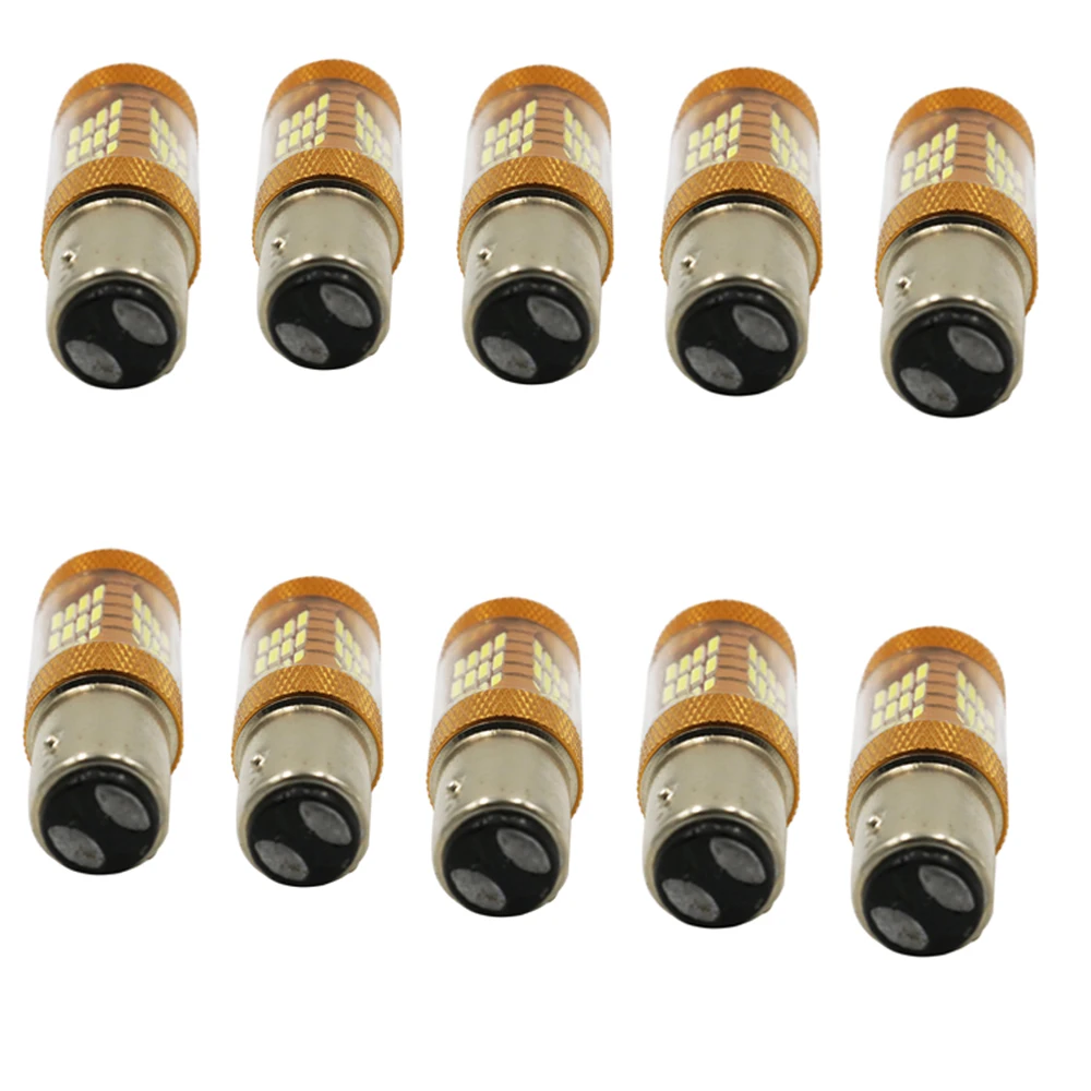 Y 10 шт супер яркость высокая мощность BA15D 1157 led 7 5 W 60smd 4014 p21w ba15s BAY15D задний