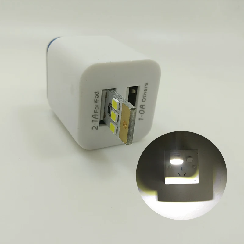Night Light 2 in 1 USB LED Lamp with Dual USB Chargernight lightlight nightnight lamp led