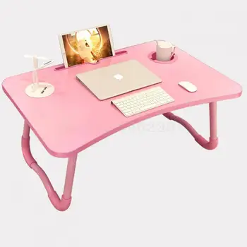 

Computerized Desk Bed Foldable Rechargeable With Lamp Usb Small Fan Lazy Desk For Desk Bedroom Student Desk