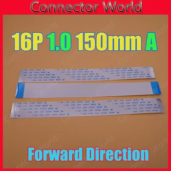 

50x New FFC FPC flat flexible forward Length 150mm cable 1.0mm pitch 16pin 16 pin 16p Width 17mm Ribbon Flex Cable Free Shipping