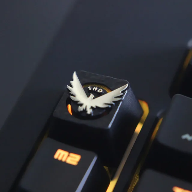 Заказной тисненый цинковый сплав keycap Для Игры Механическая клавиатура, высококачественный уникальный DIY для D