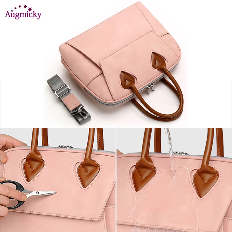 Women Laptop Office Work Shoulder Bag Handbags Female Leather Ladies Tote Cross Body Messenger Satchel for Macbook 13 14 15 inch Women Laptop Office Work Shoulder Bag Handbags Female Leather Ladies Tote Cross Body Messenger Satchel for Macbook 13 14 15 inch