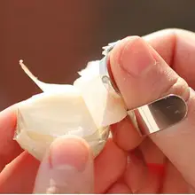 Новая чеснокодавилка из нержавеющей стали гигиенический очиститель для каштана слайсер помощник протектор для пальцев руки кухонные инструменты для чистки овощей и фруктов