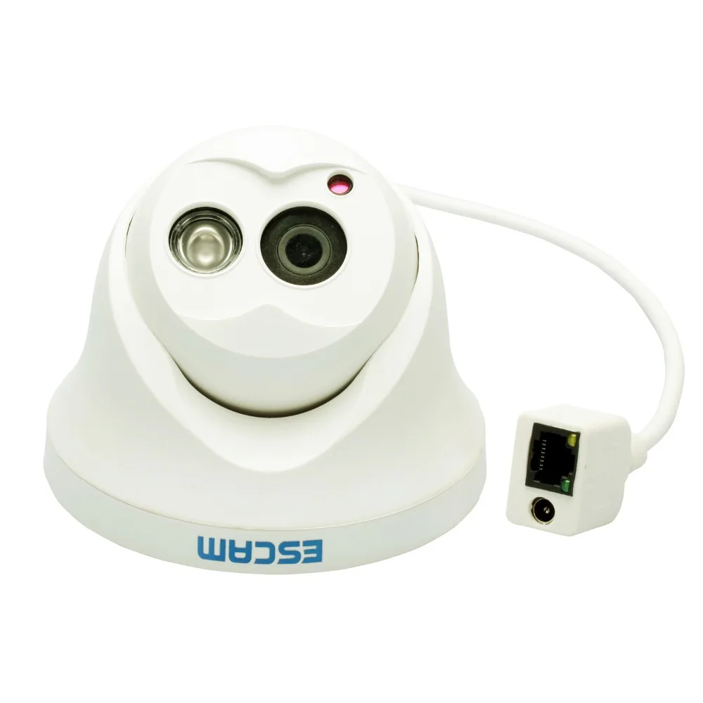 IP камера Escam OWL QD100 с ночным видением Onvif объектив 3 6 мм HD 720P H.264 1/4 CMOS P2P мини