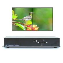 4 канала мини-шасси видео настенный контроллер 2x2 HDMI Edge Маскировка 180 градусов вращение цвет и регулировка яркости
