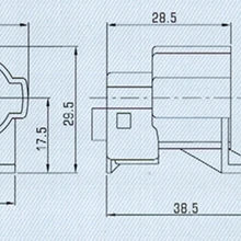 Розничная 2g7 патрон лампа гнездо для H светильник поверхностного монтажа стиль