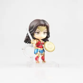 

10CM Anime figure the avanger 818 Q version wonder woman action figrue collectible model toys for boys