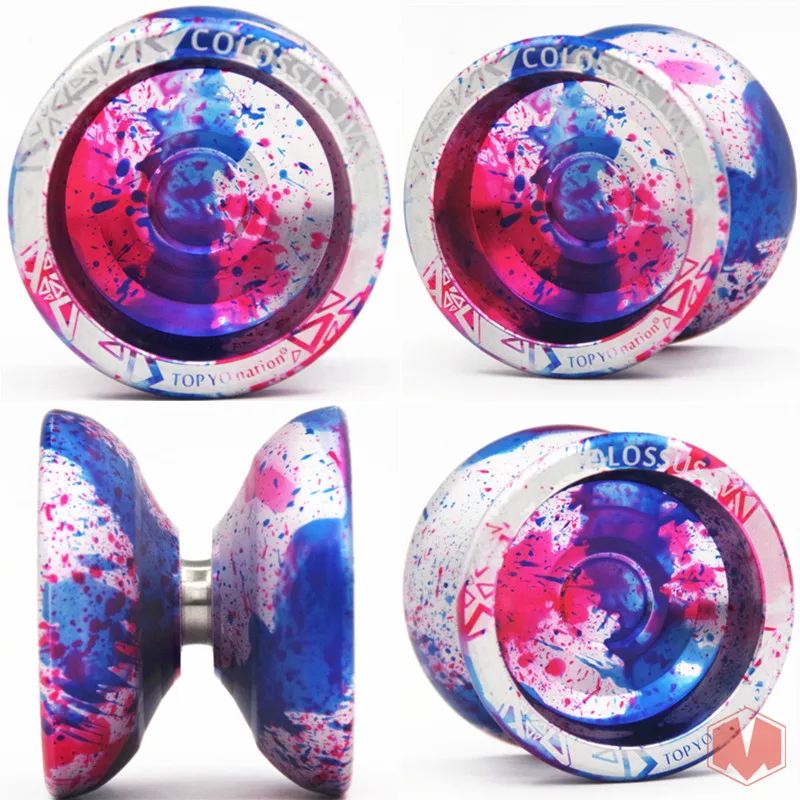 Новые цвета TOPYO colorssus 5 YOYO Профессиональный TOPYO nation металлический подшипник yoyo металлический шар для соревнований