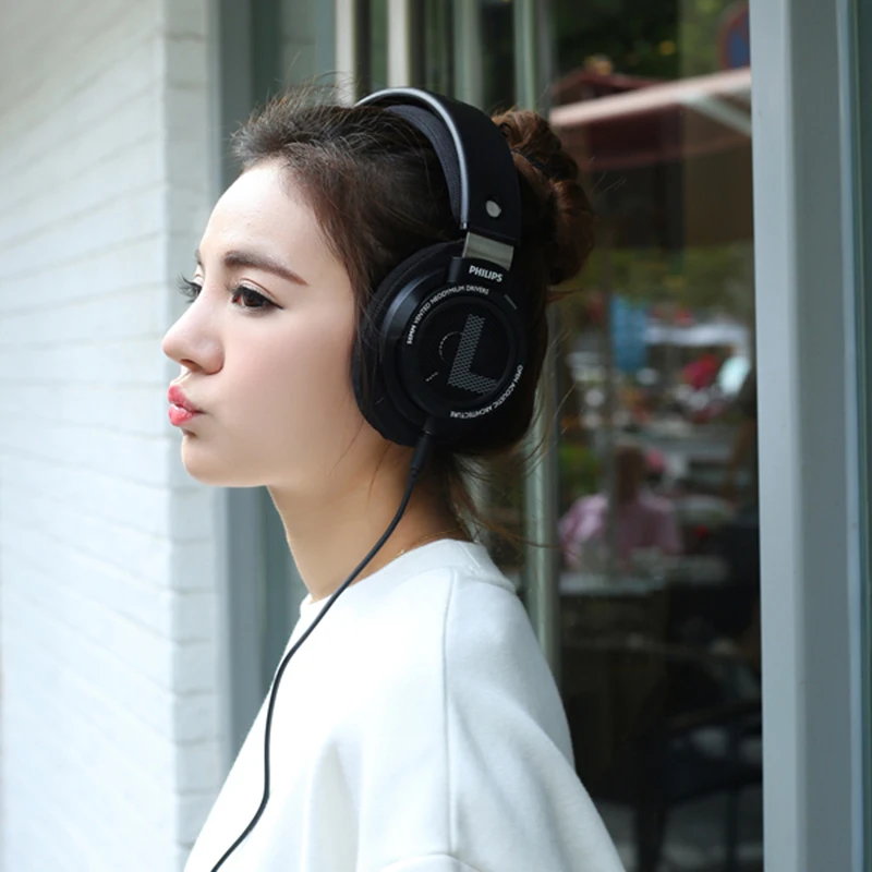 Профессиональные наушники Philips SHP9500 с длинным проводом 3 м шумоподавлением для