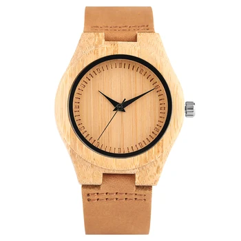 

Simple Analog Women Wood Watches for Ladies Girl Women Handmade Bamboo Wristwatch Quartz Watch Relogios Gifts Bag