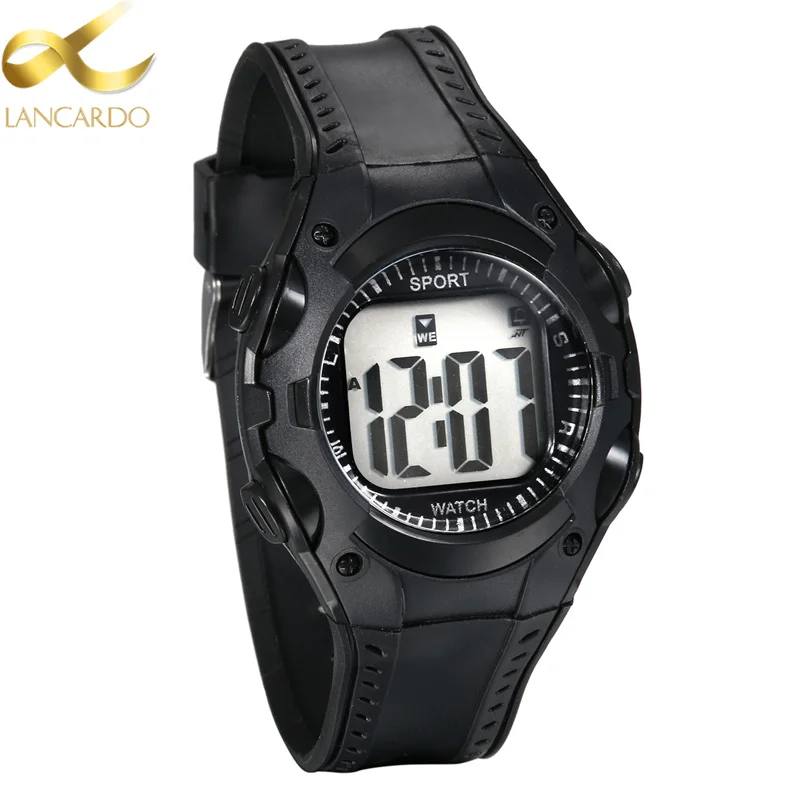 Children's Watches Lancardo Brand Outdoor Sports Cheap Children Black Watch For Boy Girls Fashion Casual LED Digital Wristwatch Children's Watches Lancardo Brand Outdoor Sports Cheap Children Black Watch For Boy Girls Fashion Casual LED Digital Wristwatch