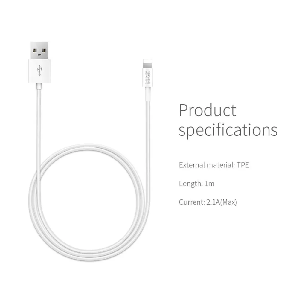Кабель зарядный NILLKIN USB Lightning для iphone Xs max Xr X 8 7 6 plus|Кабели мобильных телефонов| |