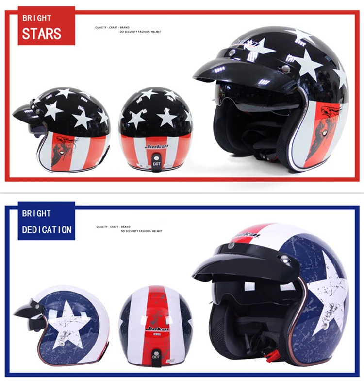 JIEKAI Motorcycle Helmet For Harley (11)